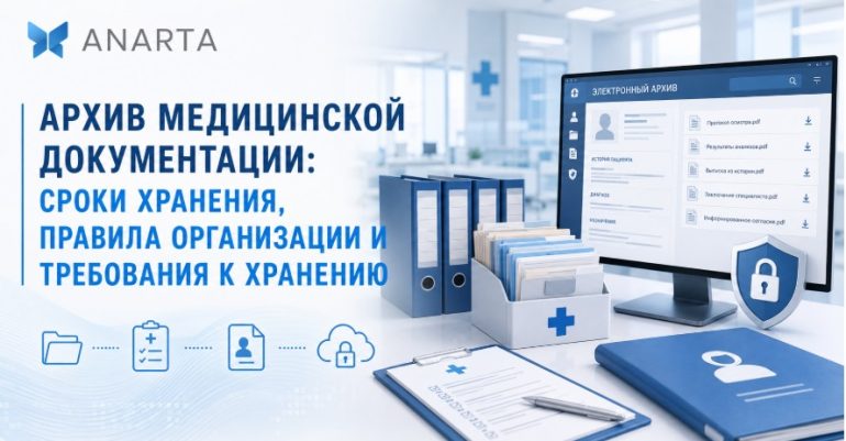 Архив медицинской документации: сроки хранения, правила организации и требования к хранению